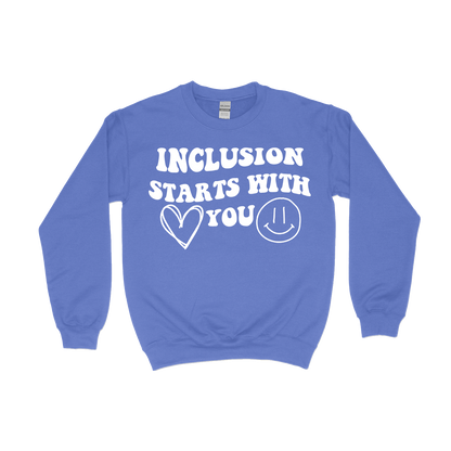 INCLUSION STARTS WITH YOU Crewneck (Youth)